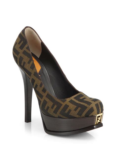 fendi heel|Fendi platform heels.